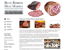Tablet Screenshot of blueribbonmeatmarket.com